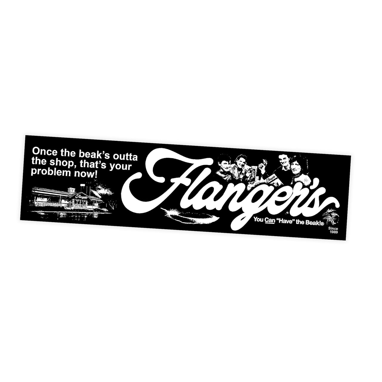 Flanger's Vinyl Bumper Sticker