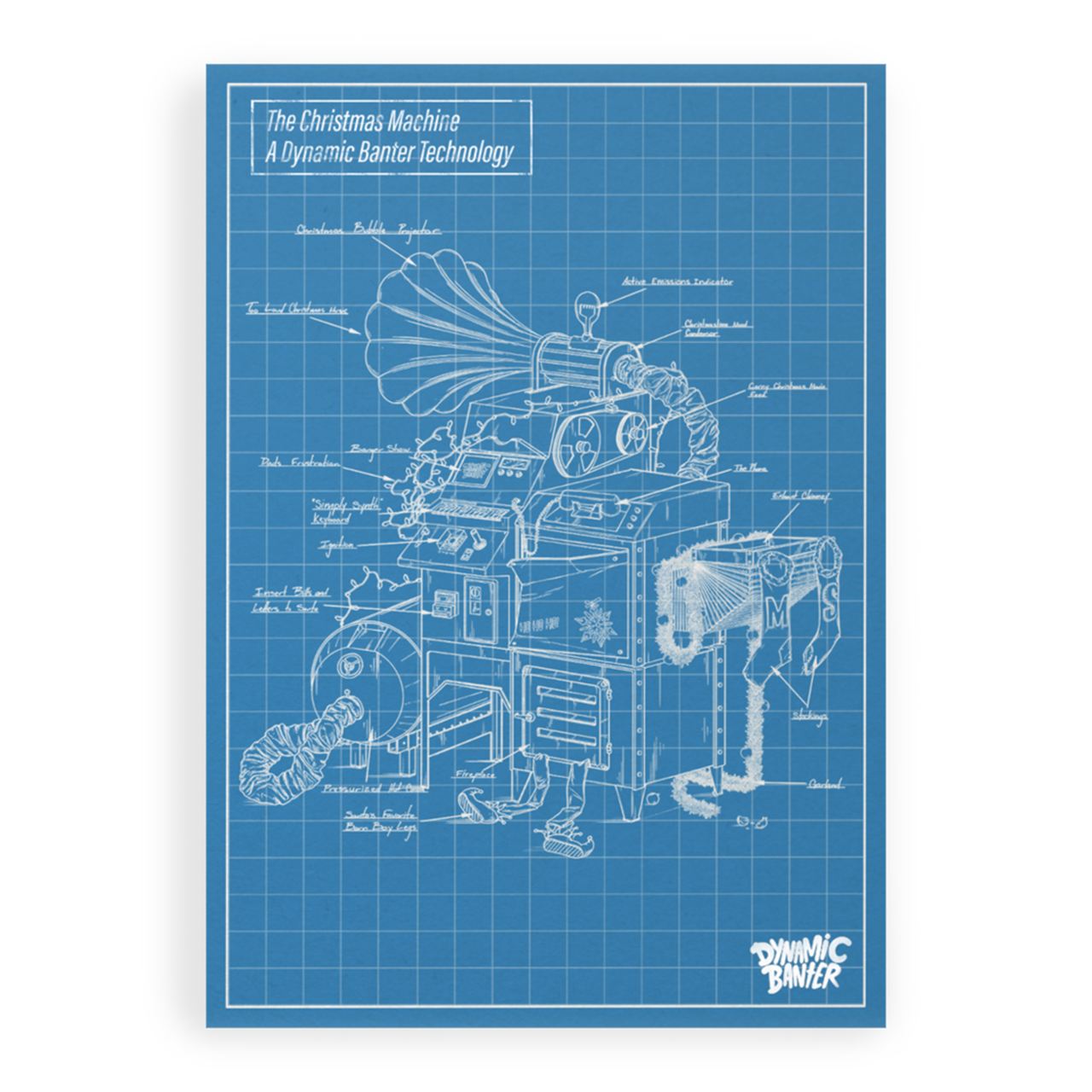 Christmas Machine Card