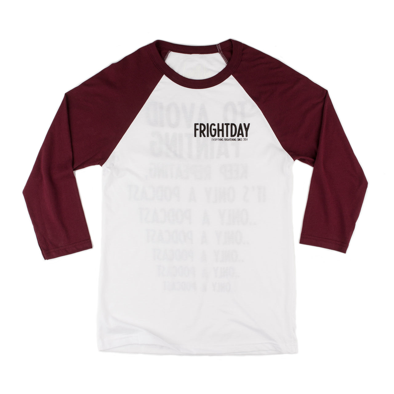 Only a Podcast Baseball Shirt