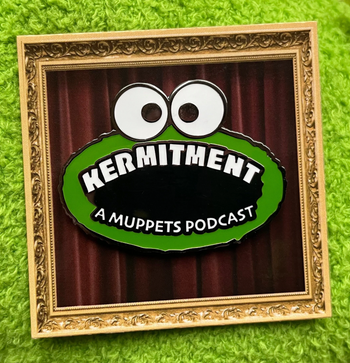 Kermitment Logo Pin