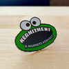 Kermitment Logo Pin