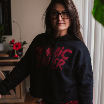 The Other Dynamic Banter Crop Hoodie