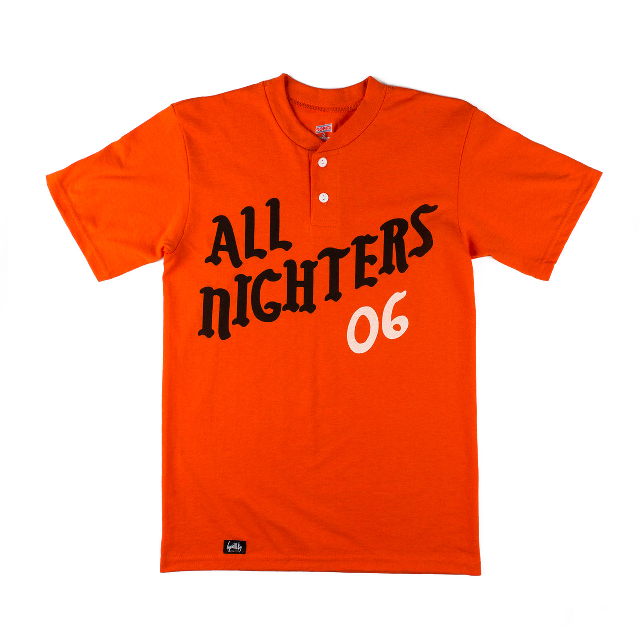 All Nighters Baseball Shirt (Orange)