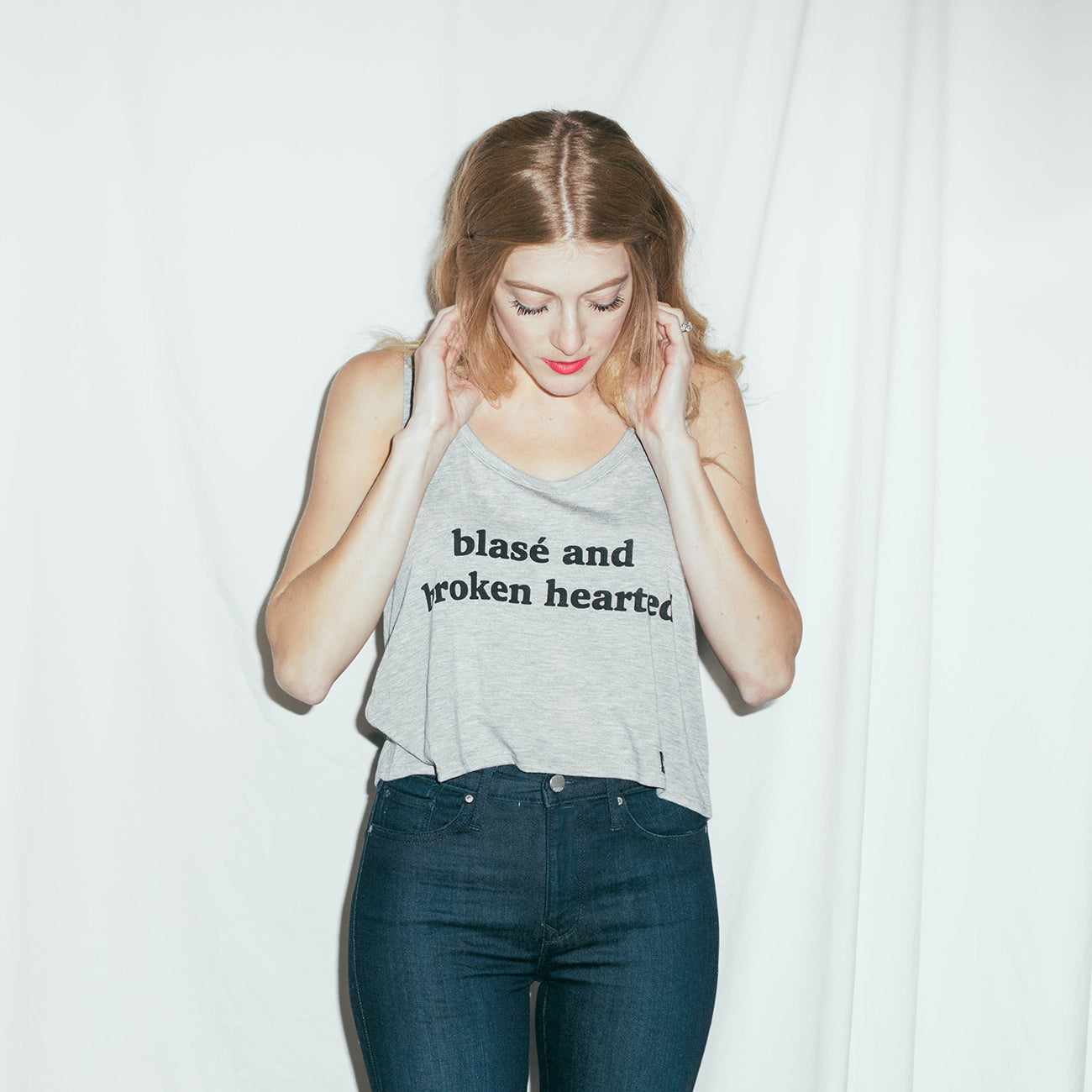 Blasé and Broken Hearted Tank (Athletic Heather)