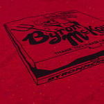 Pizza Box Shirt (Devil on Speckled Red)