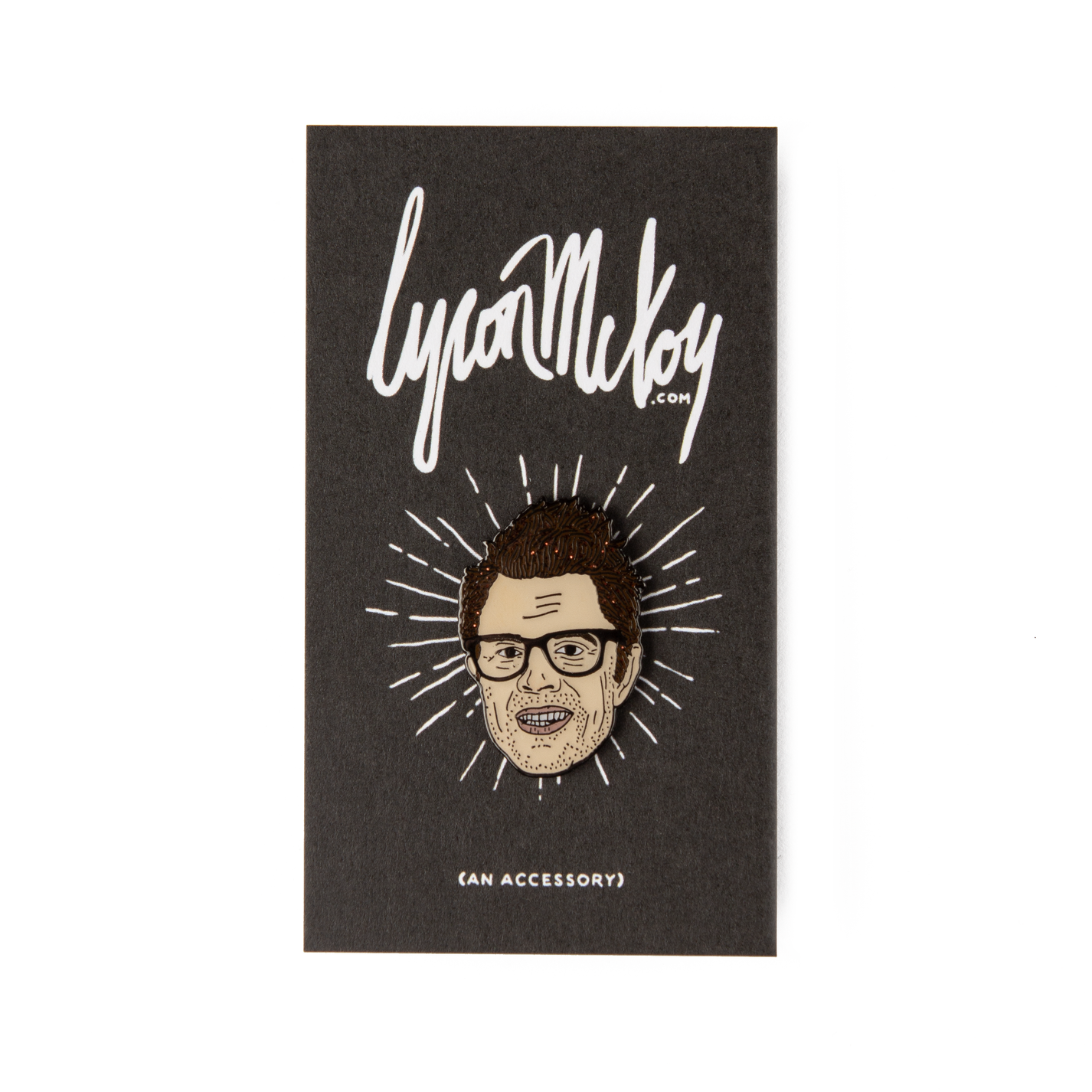 Johnny Knoxville Enamel Pin