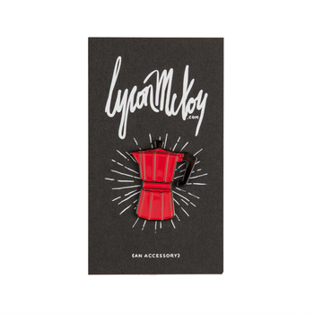 Percolator Enamel Pin