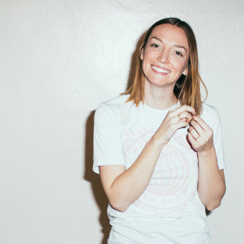 Skylar's Millennial Pink Logo Tee