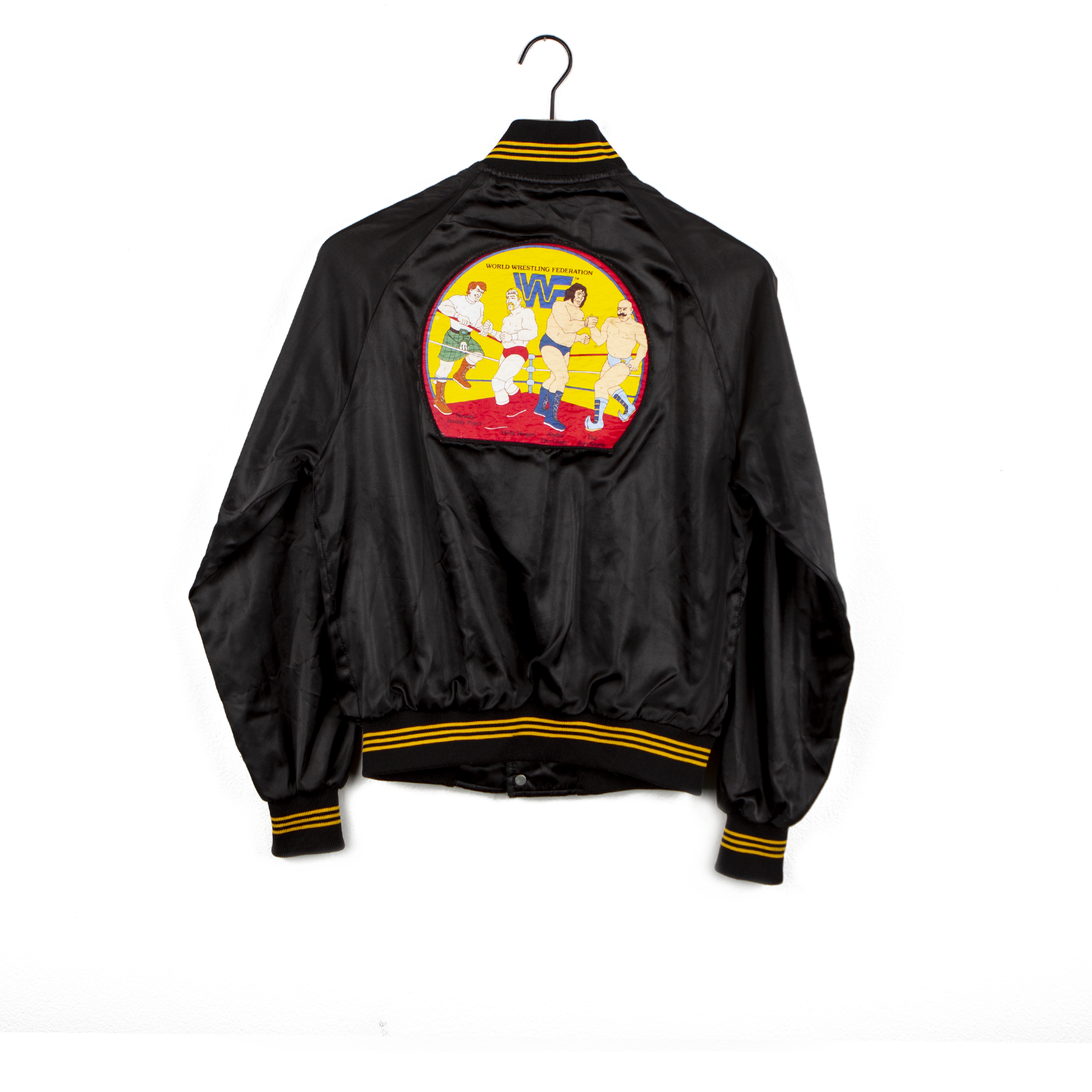 80s WWF Satin Jacket - Quiet Neighbor 80s WWF Satin Jacket - Quiet Neighbor