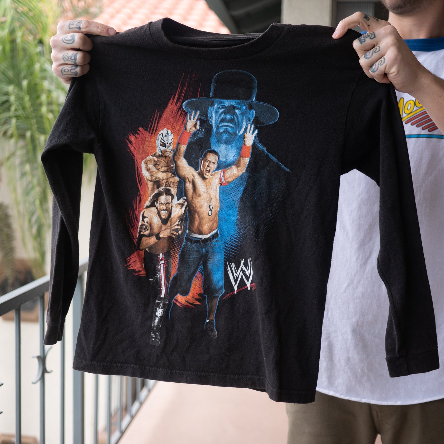 The Undertaker Hates Jean Shorts Long Sleeve